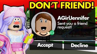 NEVER FRIEND THIS ROBLOX PLAYER in Brookhaven at 3AM [upl. by Aisile]