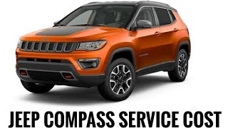 Jeep Compass Service Cost💰 With Bill [upl. by Ssilb615]