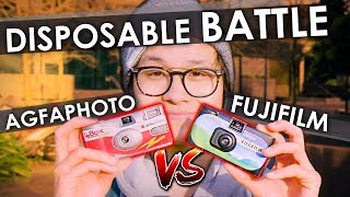 AGFAPHOTO vs FUJIFILM  Disposable Camera SHOWDOWN [upl. by Irah821]