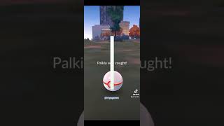 Catching Palkia Origin Forme shortvideo pokemon palkia [upl. by Oitaroh]