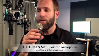 Dale Pro Audio  Telefunken Elektroakustik  M80 Dynamic Microphone [upl. by Huang]