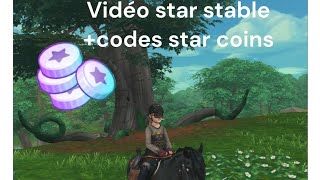 vidéo star stable codes star coins [upl. by Cherida]