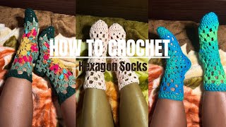 Hexagon Sock Tutorial [upl. by Areta205]