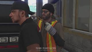 GTA V Mission 27 Scouting The Port PS5 [upl. by Ingold806]