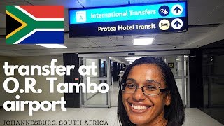 How to transfer international flights  Johannesburg airport South Africa [upl. by Bert]