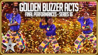 Final Performances from our GOLDEN BUZZER ACTS  Series 16  Britains Got Talent [upl. by Enaenaj]