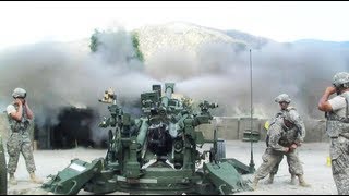 M777 Artillery Engages Taliban With Direct Fire [upl. by Benis]