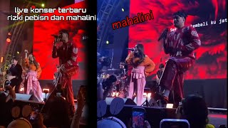 MAHALINI KONSER TERBARU PERUBAHAN WAJAH MAHALINI TERLIHAT🥰 [upl. by Britton]