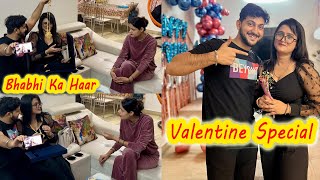 Valentine Pe Girlfriend Ko Diya Bhabhi Ka Gold Haar😱  Vinay Thakur Vlogs [upl. by Oidacra]