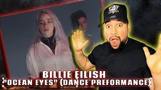 FIRST TIME LISTENING  Billie Eilish  Ocean Eyes Dance Performance Video  THIS WAS DOPE [upl. by Airbas]