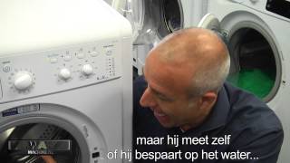 Indesit IWC6165 energiezuinige wasmachine met veel mogelijkheden Bekijk de demo video [upl. by Anij]