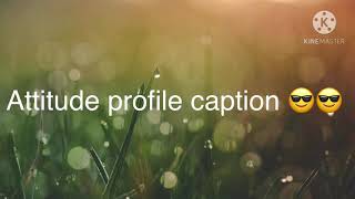 Best profile caption 2021 attitude profile caption for new year [upl. by Eimor]