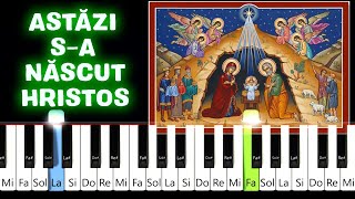 Astazi Sa Nascut Hristos  Tutorial Pian [upl. by Atiruam]