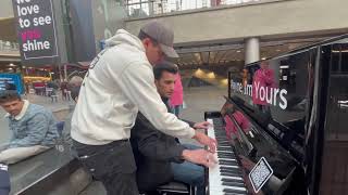 Strangers Become Friends As They Jam Together At The Public Piano [upl. by Edana429]