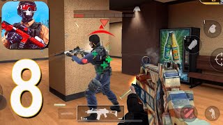 Modern Ops Online Shooter FPS  Gameplay Walkthrough Part 8  TDMiOS Android [upl. by Cocke]