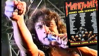 Manowar  Tilburg Netherlands 27031994 Live amp Fan Interviews amp Backstage Report Dutch TV [upl. by Mettah]