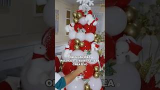 ASÍ HICE ÁRBOL DE NAVIDAD CREATIVO shorts [upl. by Erdna]