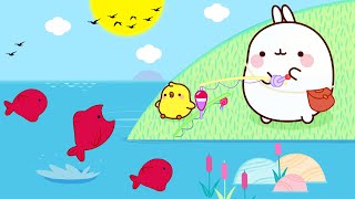 Excursión de Pesca  Molang Español  Dibujos animados para niños  capitulos completos en español [upl. by Atilemrac565]