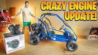 BUYING A 400CC MOTOR TO PUIT ON MY CHEAP AMAZON GO KART   BRAAP VLOGS [upl. by Casilde]