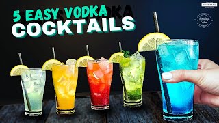 Easy Vodka Cocktails  How to make Vodka Cocktail at home [upl. by Arrais]