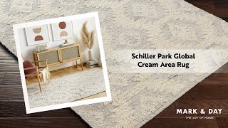 Schiller Park Global Cream Area Rug [upl. by Bremer560]