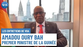 Entretien exclusif avec le Premier ministre guinéen Amadou Oury Bah [upl. by Barna]