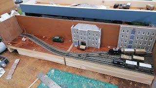 N Gauge Model Railway  Railroad Inglenook Shunting  Switching Layout [upl. by Enyledam841]