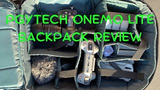 PGYTECH OneMo Lite 22L CameraDrone BackPack Review [upl. by Lorri]