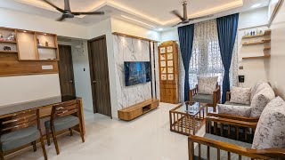 2BHK Home Interior Design  GV7  Ambegoan Katraj Pune  By Decorich Interiors Pvt Ltd [upl. by Zoltai]