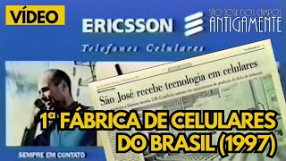 1ª fábrica de celulares do Brasil em 1997 [upl. by Ridinger]