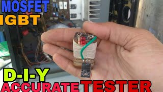 DIY TESTER FOR MOSFET and IGBT TRANSISTOR 100 ACCURACY [upl. by Pax]