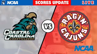 Coastal Carolina Chanticleers vs Louisiana Lafayette  NCAA Football 2024 College Live Score Update [upl. by Atil]