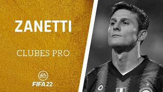 ⚽ FIFA 22  Cómo hacer a ZANETTI en CLUBES PRO ✔️ [upl. by Joed]