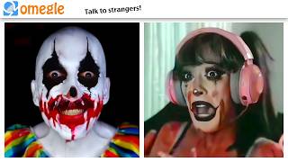 Omegle But IM A CREEPY CLOWN [upl. by Latnahs]