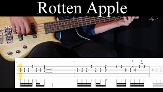 Rotten Apple Alice in Chains  Bass Cover With Tabs by Leo Düzey [upl. by Coltson81]