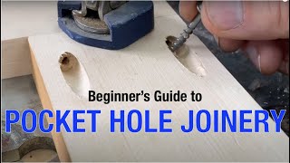 Beginners Guide to Pocket Joinery [upl. by Olli]