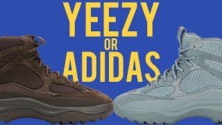 WHO MADE IT BEST ADIDAS YEEZY DSRT BOOTS VS YEEZY SEASON DESERT BOOTS [upl. by Renate]