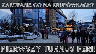 🔴Zakopane w ferie❄️ Warszawiacy na Krupówkach Jak tłumy 20240117 ASMR [upl. by Lyndes71]