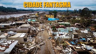 CENÁRIO DE GU3RR4 EM UMA DAS CIDADES MAIS DESTRUÍDAS PELA ENCHENTE NO RS [upl. by Dee Dee]