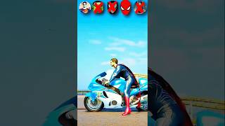 🔥😍 Which Super hero Bikes Jumps Better😱 gta gta5 superhero superman shots [upl. by Tebor]