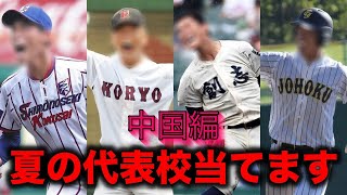 【第106回夏の甲子園】代表校予想amp戦力分析【中国編】 高校野球 [upl. by Mcclelland250]