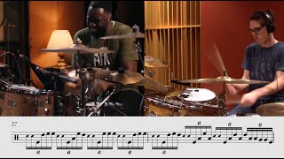 Larnell Lewis  Change Your Mind drum solo transcription by Alfio Laini [upl. by Arvin]