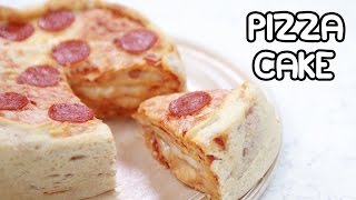 HOW TO MAKE A PIZZA CAKE ft Grace Helbig  NERDY NUMMIES [upl. by Leahpar357]