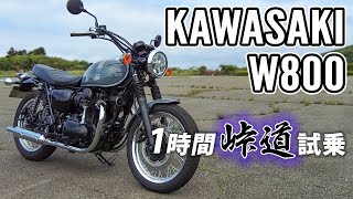 W800 STREET 2022 KAWASAKI【バイク試乗レンタル】 [upl. by Wyler669]