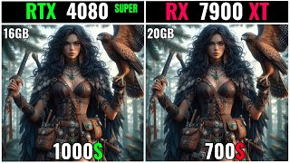 Rtx 4080 Super Vs Rx 7900 Xt  test in 20 games 1080p 2k  4k [upl. by Deehahs]