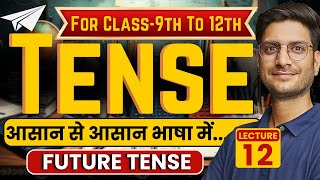 L12 Future Tense  Type Of Tense  For Class9th to 12th  English Grammar [upl. by Pfister]