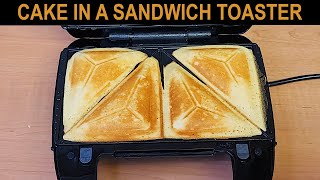 How to Bake Cake in a Sandwich Toaster  NoOven Cake Recipe  Flo Chinyere [upl. by Fital126]