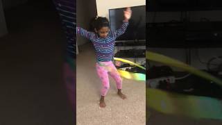 Non stop hoola hoop with Rithanya trending rithuandfamily dance musictrends funny [upl. by Keavy]