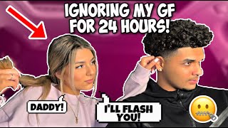 IGNORING MY GIRLFRIEND FOR 24 HOURS PRANK 🥺😍💕 She Tried To [upl. by Oek]