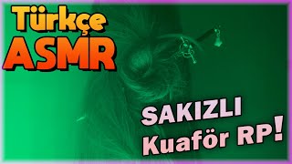 Türkçe ASMR  Mahalle Kuaförü RP SAKIZLI [upl. by Thirion]